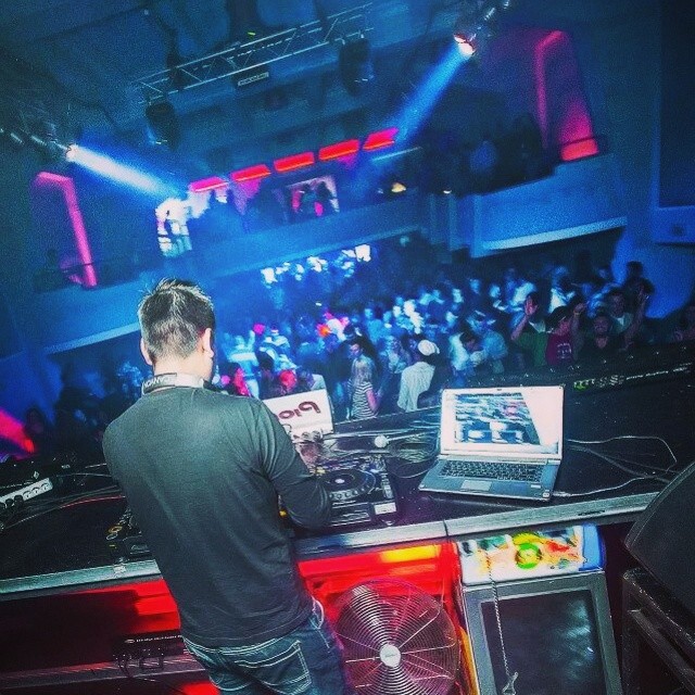 DJ X-OTIC performing Salsa music in Zurich